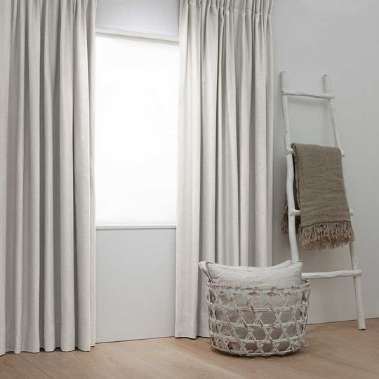 Linnenlook Gordijnen - Gebroken Wit 91