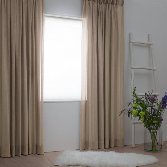 Linnen Transparante Gordijnen - Sahara 62 NIEUW