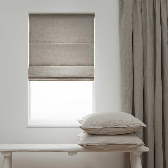 Linnen Vouwgordijnen - Naturel 153