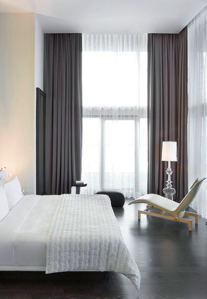 H.Versailtex Raambehandeling Blackout thermisch geïsoleerde kamer verduisterende massieve gordijnen / gordijnen voor slaapkamer (set van 2 panelen, 52 bij 84 inch lang, lichte salie