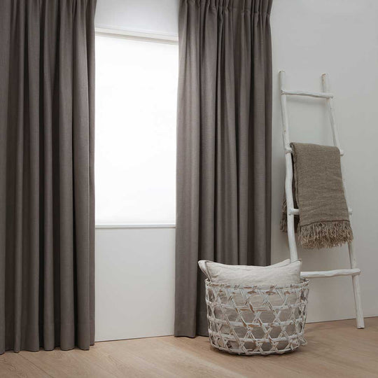Linnenlook Gordijnen - Taupe 68