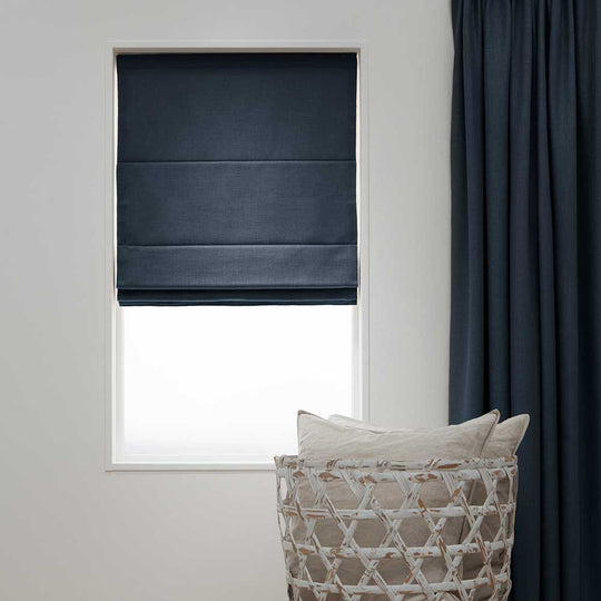 Linnenlook Vouwgordijnen - Donker Grijs 34