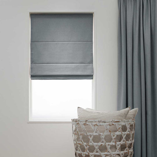 Linnenlook Vouwgordijnen - Grijs 76